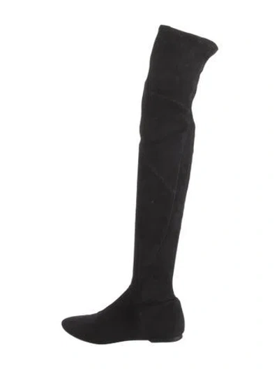 Pre-owned Sigerson Morrison Suede Boots In Black