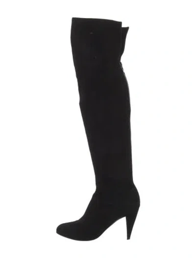 Pre-owned Sigerson Morrison Suede Boots In Black