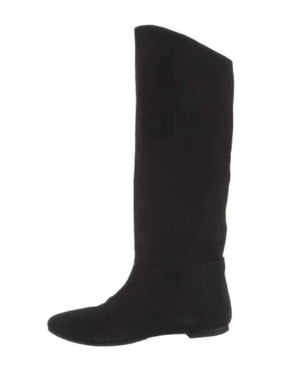 Pre-owned Sigerson Morrison Suede Boots In Black