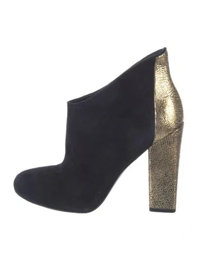 Pre-owned Sigerson Morrison Suede Boots In Blue
