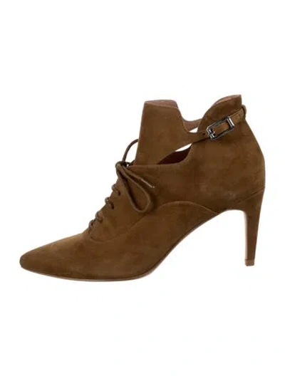 Pre-owned Sigerson Morrison Suede Boots In Brown