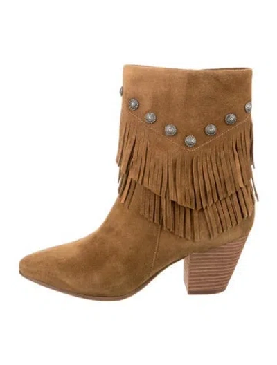 Pre-owned Sigerson Morrison Suede Boots In Brown