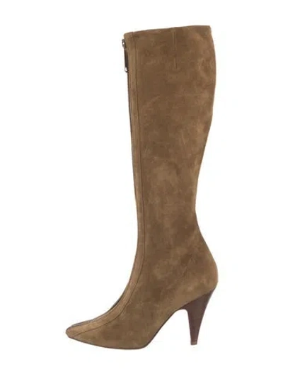 Pre-owned Sigerson Morrison Suede Boots In Brown