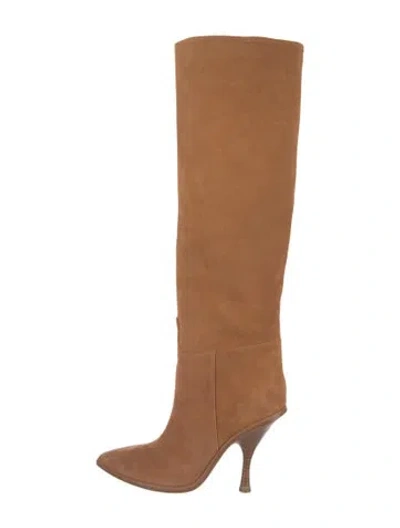 Pre-owned Sigerson Morrison Suede Boots In Brown