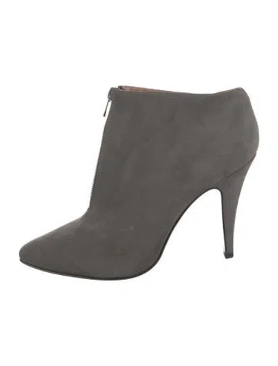 Pre-owned Sigerson Morrison Suede Boots In Grey