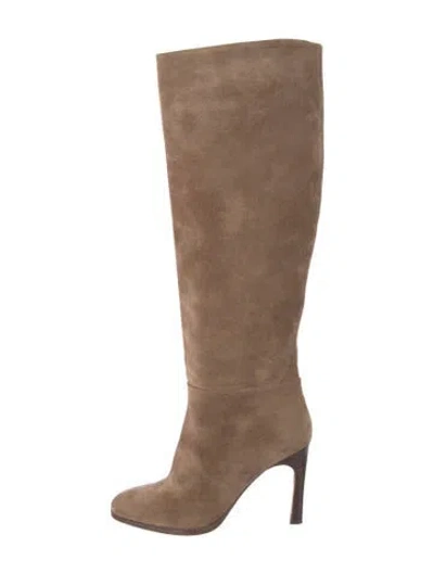 Pre-owned Sigerson Morrison Suede Boots In Neutral