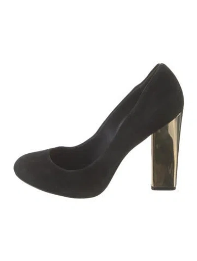 Pre-owned Sigerson Morrison Suede Pumps In Black