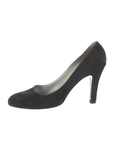 Pre-owned Sigerson Morrison Suede Pumps In Black