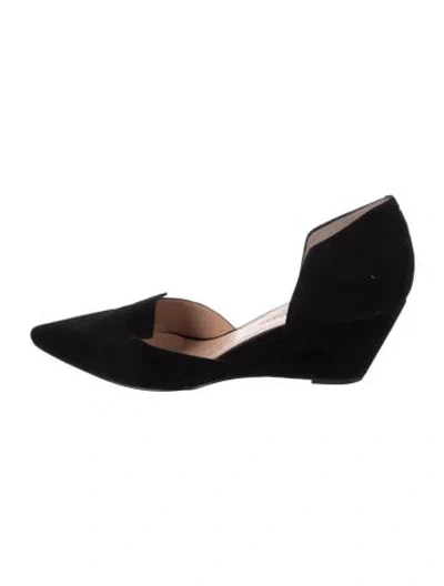 Pre-owned Sigerson Morrison Suede Pumps In Black
