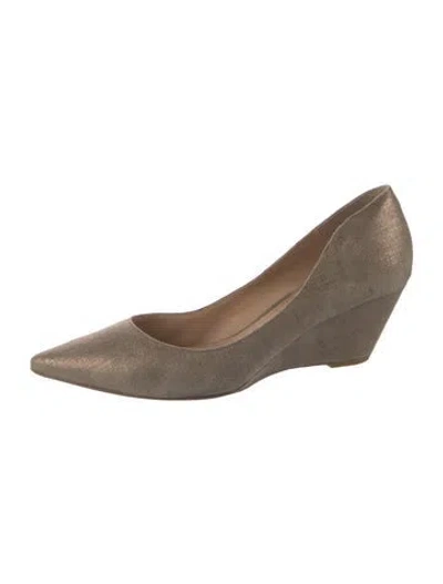 Pre-owned Sigerson Morrison Suede Pumps In Neutrals