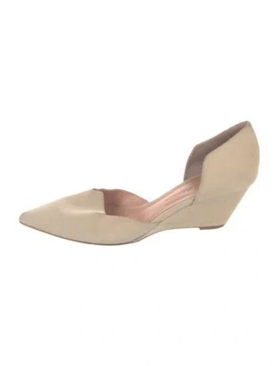 Pre-owned Sigerson Morrison Suede Pumps In Neutrals