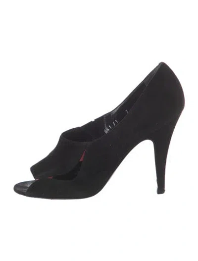 Pre-owned Sigerson Morrison Suede Sandals In Black