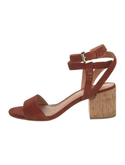 Pre-owned Sigerson Morrison Suede Sandals In Brown