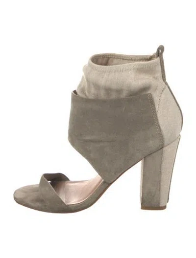 Pre-owned Sigerson Morrison Suede Sandals In Neutrals