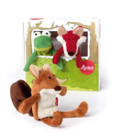 Sigikid Finger Puppet Set Forest In Brown