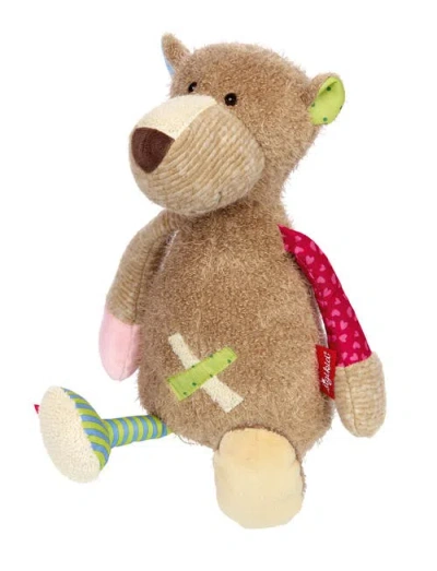 Sigikid Patchwork Bear Plush Toy In Multicolored