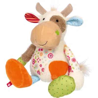 Sigikid Patchwork Cow Plush Toy In Multicolored