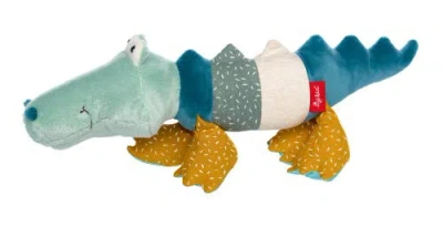 Sigikid Patchwork Crocodile Plush Toy In Multicolored