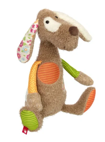 Sigikid Patchwork Dog Plush Toy In Multicolored