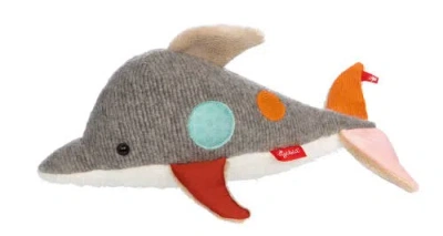 Sigikid Patchwork Dolphin Plush Toy In Multicolored