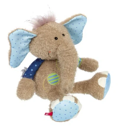 Sigikid Patchwork Elephant Plush Toy In Multicolored