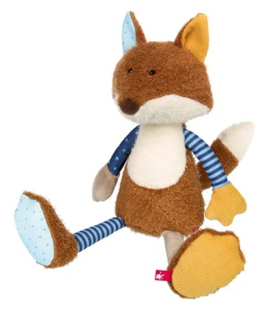 Sigikid Patchwork Young Fox Plush Toy In Multicolored