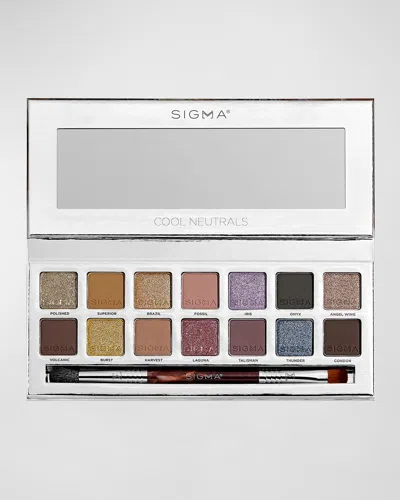 Sigma Beauty Cool Neutrals Eyeshadow Palette In Multi