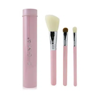Sigma Beauty Ladies Essential Trio Brush Set # Pink Makeup 811425031773