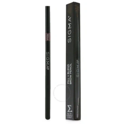 Sigma Beauty Ladies Fill + Blend Brow Pencil 0.002 oz # Medium Makeup 819430019854 In White
