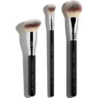 Sigma Beauty Soft Coverage Brush Set $71 Value In No Color