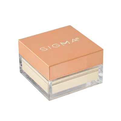 Sigma Beauty Soft Focus Setting Powder - Vanilla Bean In Brown