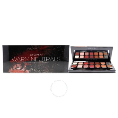 Sigma Beauty Warm Neutrals Eyeshadow Palette By  For Women - 1 Pc Eye Shadow In White