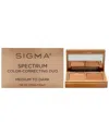 Sigma Beauty Women's 0.05oz Medium To Dark Spectrum Color Correcting Duo