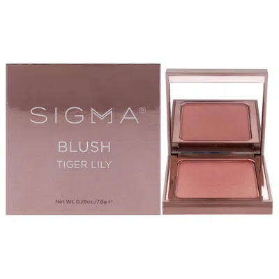 Sigma Ladies Powder Blush 0.28 oz Tiger Lily Makeup 811425033548