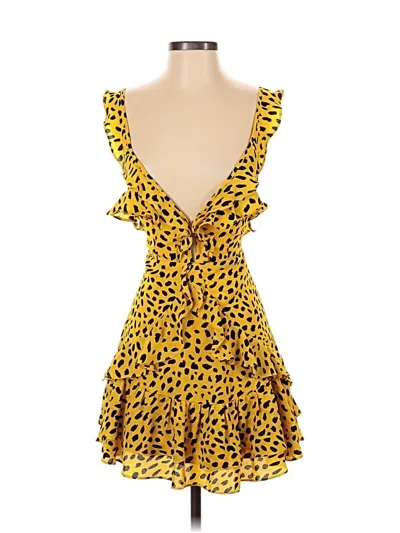 Pre-owned Signature 8 Cocktail Dress In Yellow