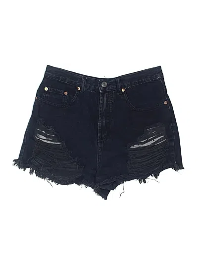 Pre-owned Signature 8 Denim Shorts In Black