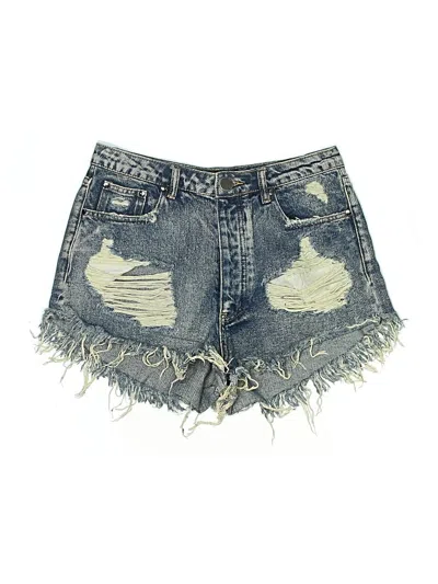 Pre-owned Signature 8 Denim Shorts In Blue