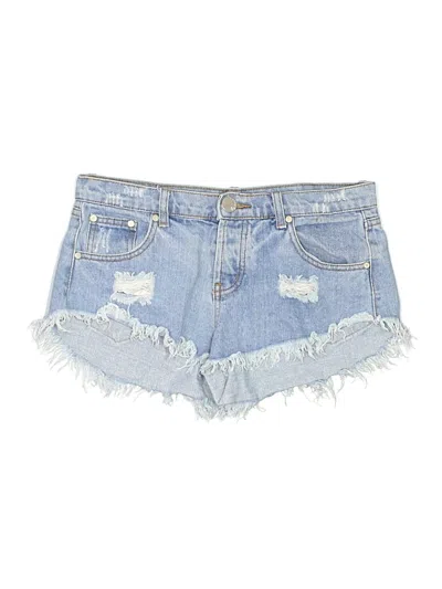 Pre-owned Signature 8 Denim Shorts In Blue