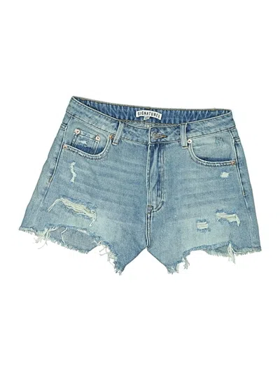 Pre-owned Signature 8 Denim Shorts In Blue