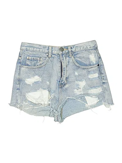 Pre-owned Signature 8 Denim Shorts In Blue