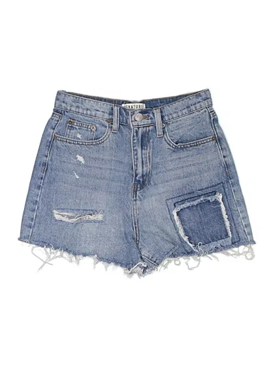 Pre-owned Signature 8 Denim Shorts In Blue