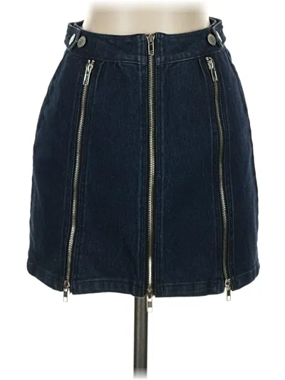Pre-owned Signature 8 Denim Skirt In Blue