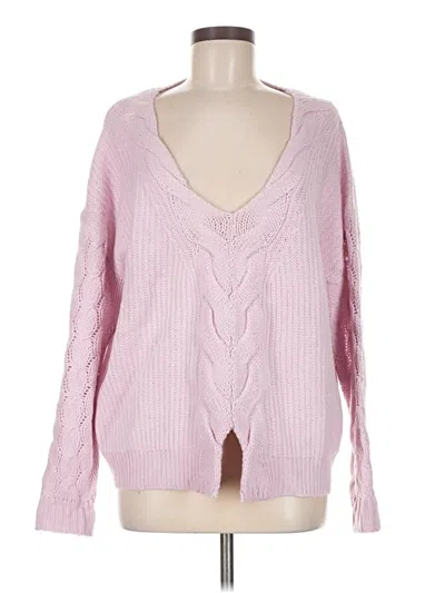 Pre-owned Signature 8 Pullover Sweater In Pink