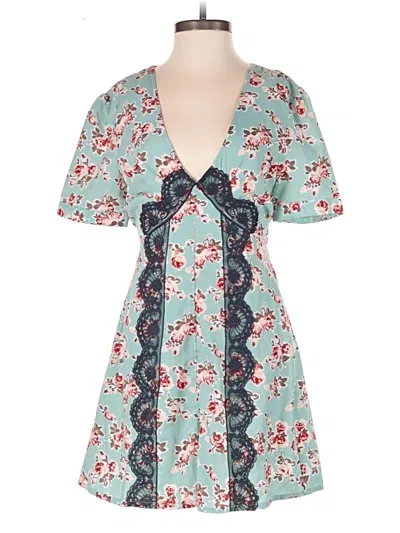 Pre-owned Signature 8 Romper In Blue