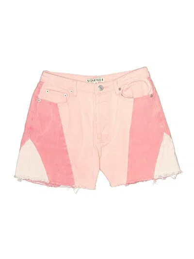 Pre-owned Signature 8 Shorts In Pink