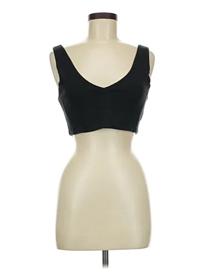 Pre-owned Signature 8 Sleeveless Top Black Sweetheart Neckline Tops