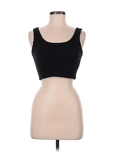 Pre-owned Signature 8 Sleeveless Top Black Sweetheart Neckline Tops