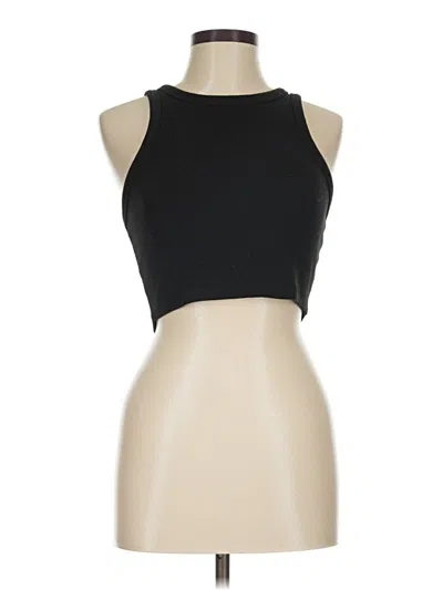 Pre-owned Signature 8 Tank Top Black Halter Neckline Tops