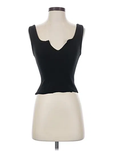 Pre-owned Signature 8 Tank Top Black Sweetheart Neckline Tops