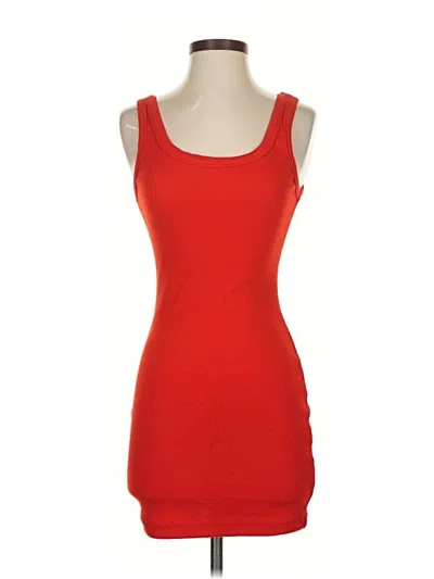Pre-owned Signature 8 Tank Top Red Sweetheart Neckline Tops
